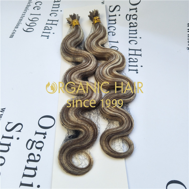 Mini flat tip hair extensions- Chinese famous full cuticle hair factory GT46